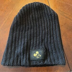 Love your melon x Disney black gold Mickey Mouse beanie hat adult